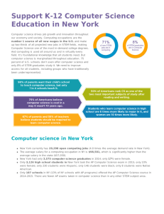 Support K-12 Computer Science Education in New York