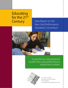 Educating for the 21st Century - New York Performance Standards
