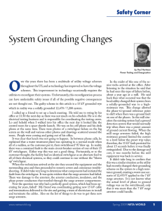 System Grounding Changes
