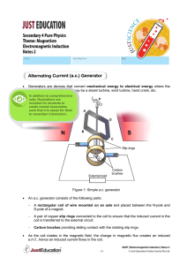 Secondary 4 Pure Physics Theme: Magnetism Electromagnetic