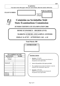 Paper (marking scheme)