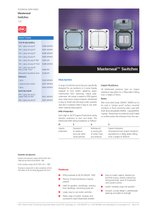 Masterseal™ Switches