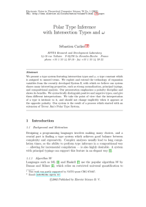 Polar Type Inference with Intersection Types and ω