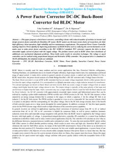 A Power Factor Corrector DC-DC Buck