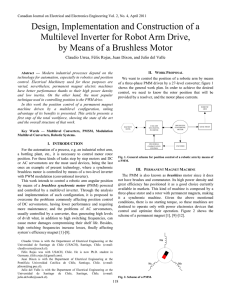 Design, Implementation and Construction of a Multilevel Inverter for