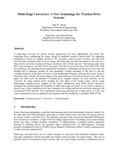 Multi-Stage Converters - Pontificia Universidad Católica de Chile