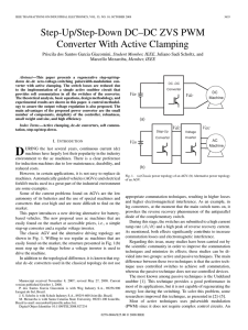 Step-Up/Step-Down DC–DC ZVS PWM Converter With