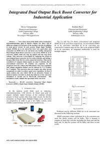 Integrated Dual Output Buck Boost Converter for Industrial