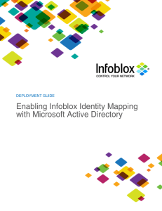 Enabling Infoblox Identity Mapping with Microsoft Active Directory