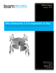 Microsoft-Oracle Enterprise 2.0 White Paper_v4