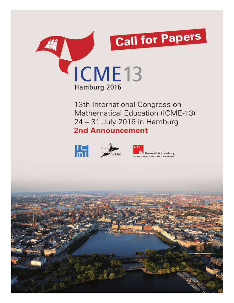 2nd Announcement and Call for Papers ICME13