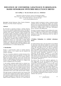 influence of converter capacitance in resonance