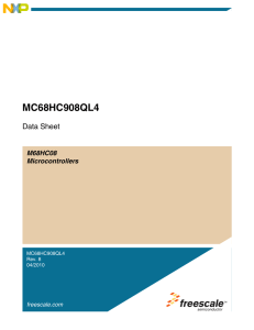 MC68HC908QL4 - Data Sheet