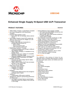 USB3340 Data Sheet