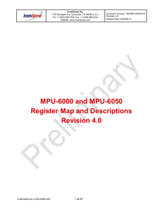 MPU-6000 and MPU-6050 Register Map and Descriptions Revision