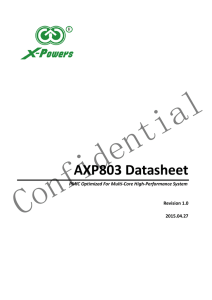 AXP803 Datasheet