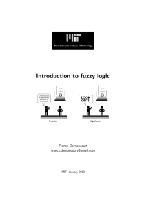 Introduction to fuzzy logic