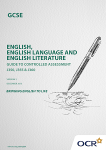 english, english language and english literature