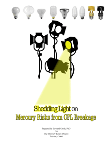 Shedding Light on Mercury Risks from CFL Breakage