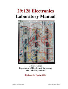 lab reports - John A. Goree