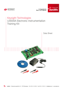 Keysight Technologies U3000A | Messgeräte-Training-Kit