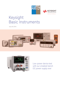 Keysight Basic Instruments
