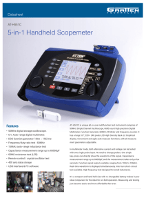5-in-1 Handheld Scopemeter