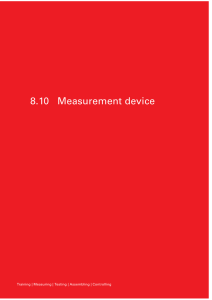 8.10 Measurement device