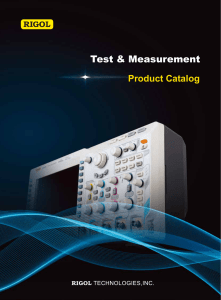 Instruments Catalog - RIGOL Technologies, Inc.
