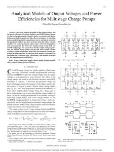 Analytical Models of Output Voltages and Power Efficiencies for