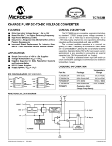 TC7662B CHARGE PUMP DC-TO