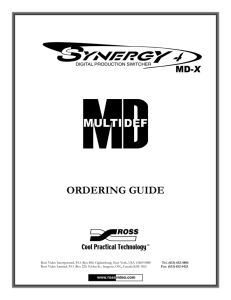 S4 MD-X Ordering Guide