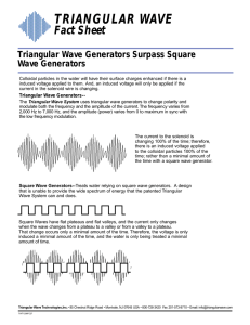 Triangular Wave generators surpass square wave generators