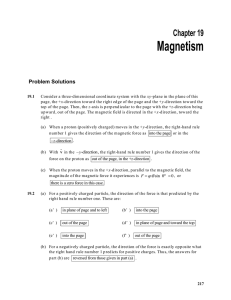 Chapter 19 Solutions - Mosinee School District