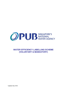 water efficiency labelling scheme