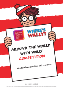 Around the World with Wally competition