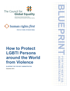 How to Protect LGBTI Persons around the World from Violence