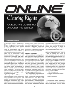 Clearing Rights - Copyright Clearance Center