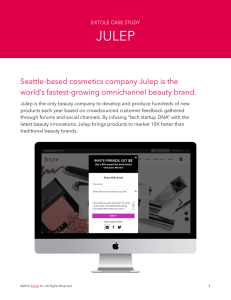 Seattle-based cosmetics company Julep is the world`s