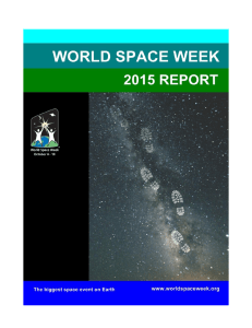 World Space Week Annual Report 2015