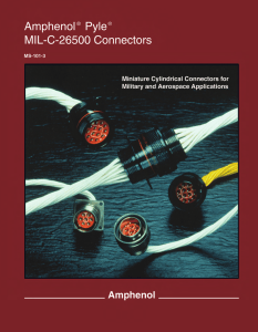 MIL-C-26500 Connectors