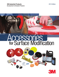 3M™ Accessories for Abrasive Products Catalog