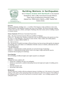 Building Motions in Earthquakes