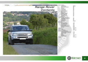 Range Rover Contents