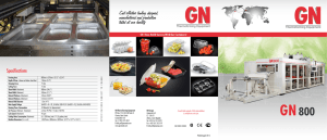 GN800 Brochure - 2016 - GN Thermoforming Equipment