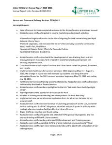 Annual Report Units Combined 2010-2011