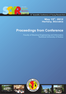 Proceedings from Conference
