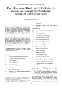 Power Electronics Based FACTS Controller for Stability