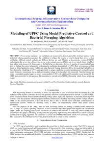 Modeling of UPFC Using Model Predictive Control and