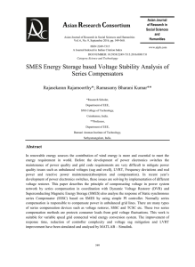 SMES Energy Storage based Voltage Stability Analysis